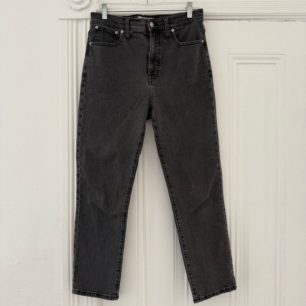 Madewell Women's Gray Straight Leg Jeans